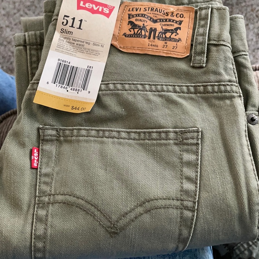 Levi's Boys' 511 Slim Fit Jeans Size 14